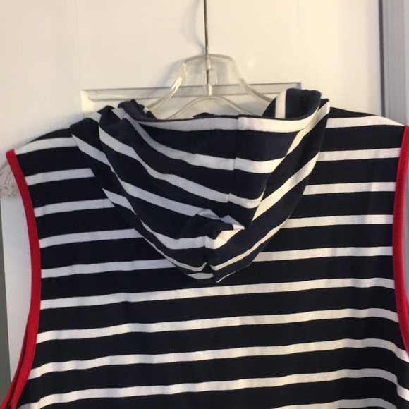 3X Gorgeous CJ Banks Cotton Zip Up Sleeveless Hoodie Vest⚓️ - Picture 10 of 14